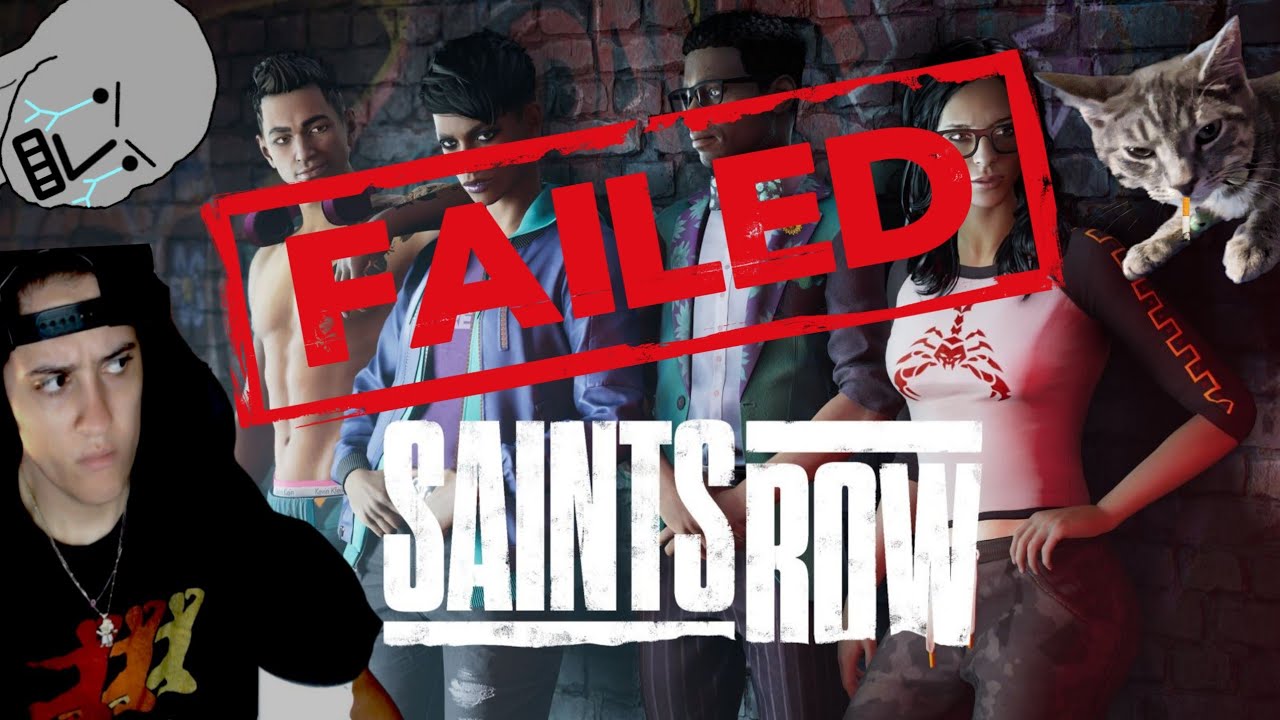 SAINTS ROW 2022 FAILED. Volition is finished. get woke go broke?