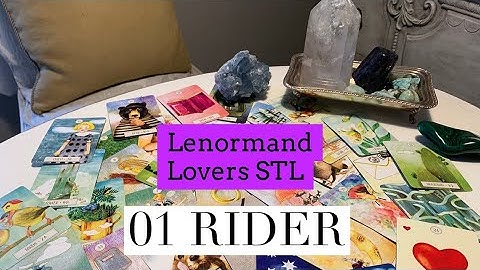 01 RIDER - Lenormand 2 Card Combinations