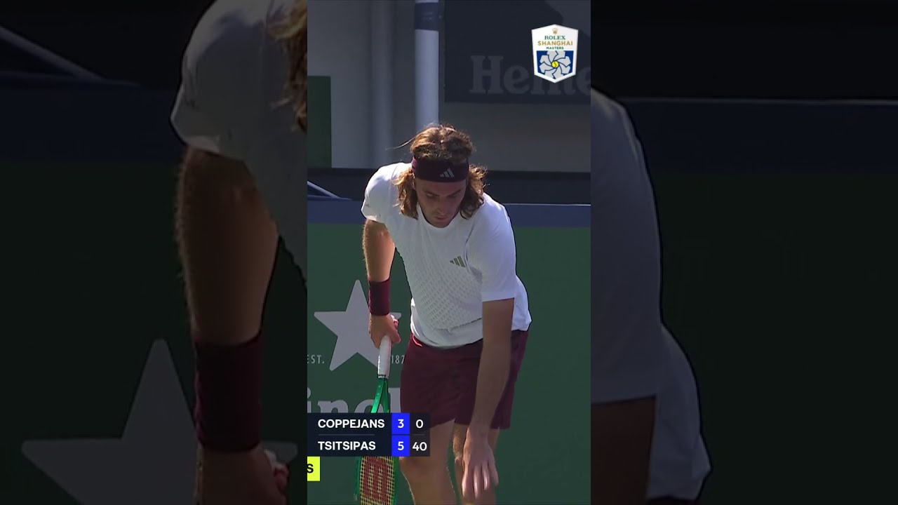 Stefanos Tsitsipas vs Kimmer Coppejans Highlights | Rolex Shanghai Masters 2026
