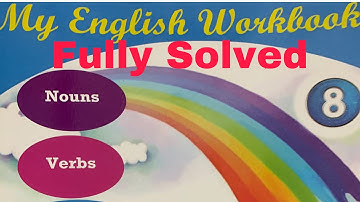 PSEB Class 8 English Workbook solved | Solved workbook class 8 | English 8th workbook solved