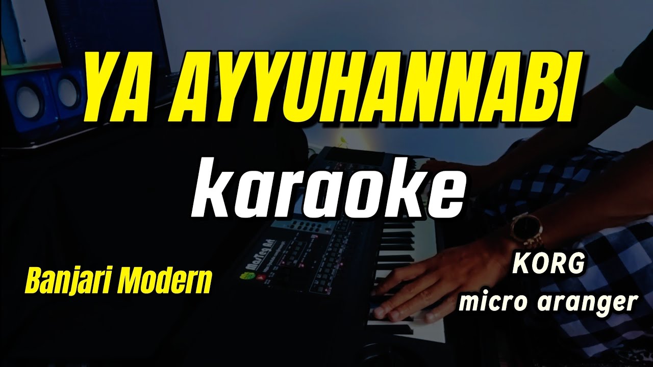 Karaoke Sholawat | Ya Ayuuhannabi | Versi Banjari Modern