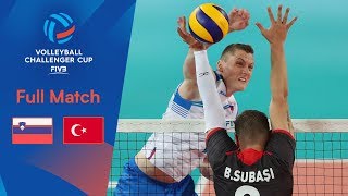 SLOVENIA vs TURKEY | Full Match | 2019 FIVB Men's Volleyball Challenger Cup