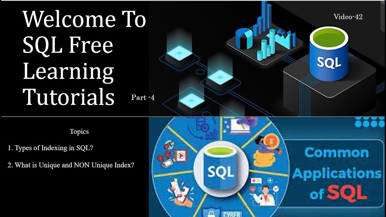 #sql #free #course # unique and non unique index ##sql #dataanalytics ...