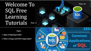 #sql #free #course # unique and non unique index ##sql #dataanalytics  (Tutorial - 42)