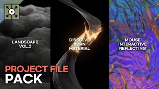 Touchdesigner Project File Pack Vol.1 Free download