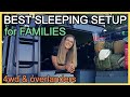 BEST 4WD SLEEPING SETUP FOR FAMILIES | Defender Overland Camper |  Equipment series