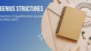 Section Classification as per IS 800 2007