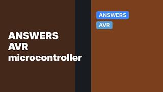 AVR microcontroller test problem