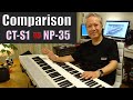 【CASIO CT-S1 vs YAMAHA NP-35】いろいろ比較してみました♪