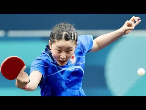 エポック ワン【張本美和】さすがの対応力で逆転勝利（24.11.17） 張本美和が覚醒…逆転劇でドイツ撃破！日本女子が無敗首位