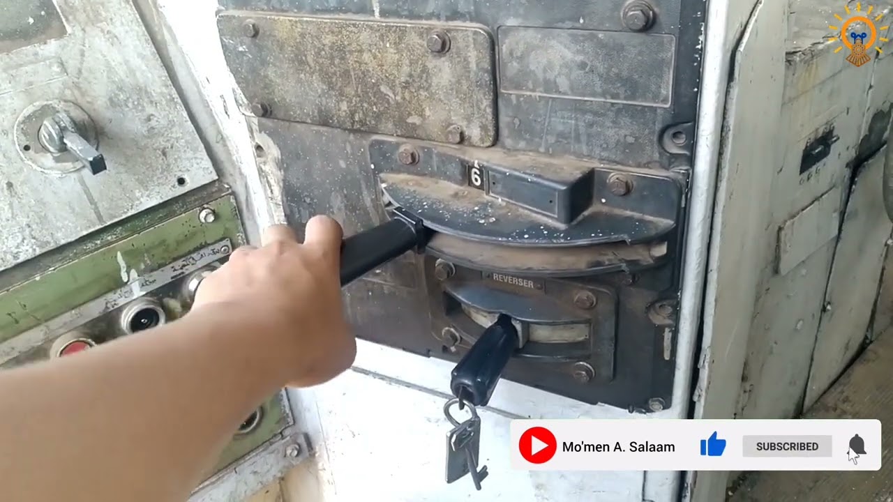 من داخل كابينة القيادة | التأكد من سلامة دائرة السرعات للجرار الهنشل الألماني