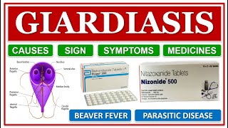 GIARDIASIS |  BEAVER FEVER | PARASITIC DISEASE | CAUSES | SIGN & SYMPTOMS | TREATMENT & MEDICINES