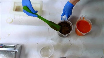Tiger Stripe Cold Process Soap Demonstration