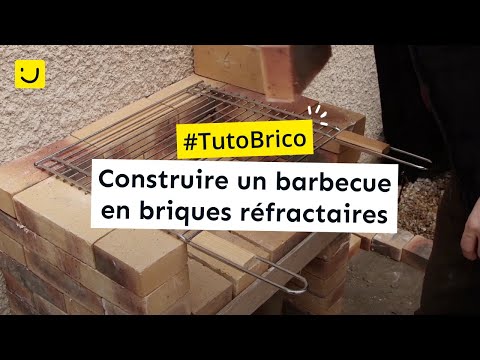 Construire un barbecue en briques réfractaires (Ooreka.fr)