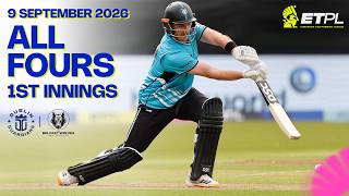 All Fours in the 1st innings | Dublin Guardians vs Belfast Wolves | ETPL