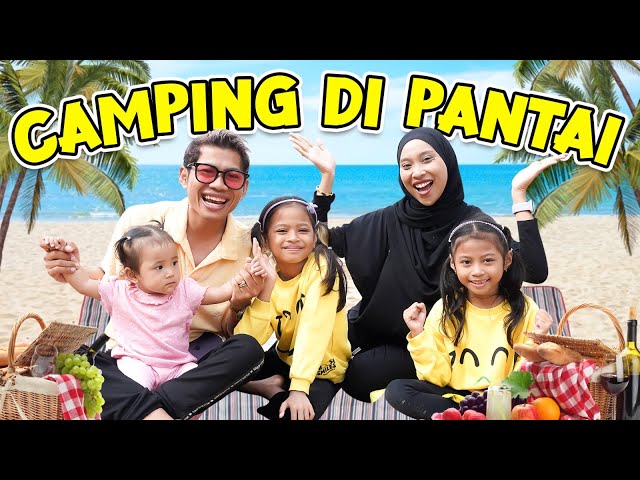 PERTAMA KALI CAMPING DI PANTAI!! WOW SERU BANGET!! class=