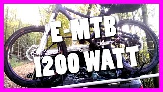 Selfmade E-MTB 1200 Watt, 48 Volt E Downhill Freeride Bike - Mountain Bike