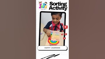 Rainbow Colour Sorting Activity for Kids | Fun Learning with Colors