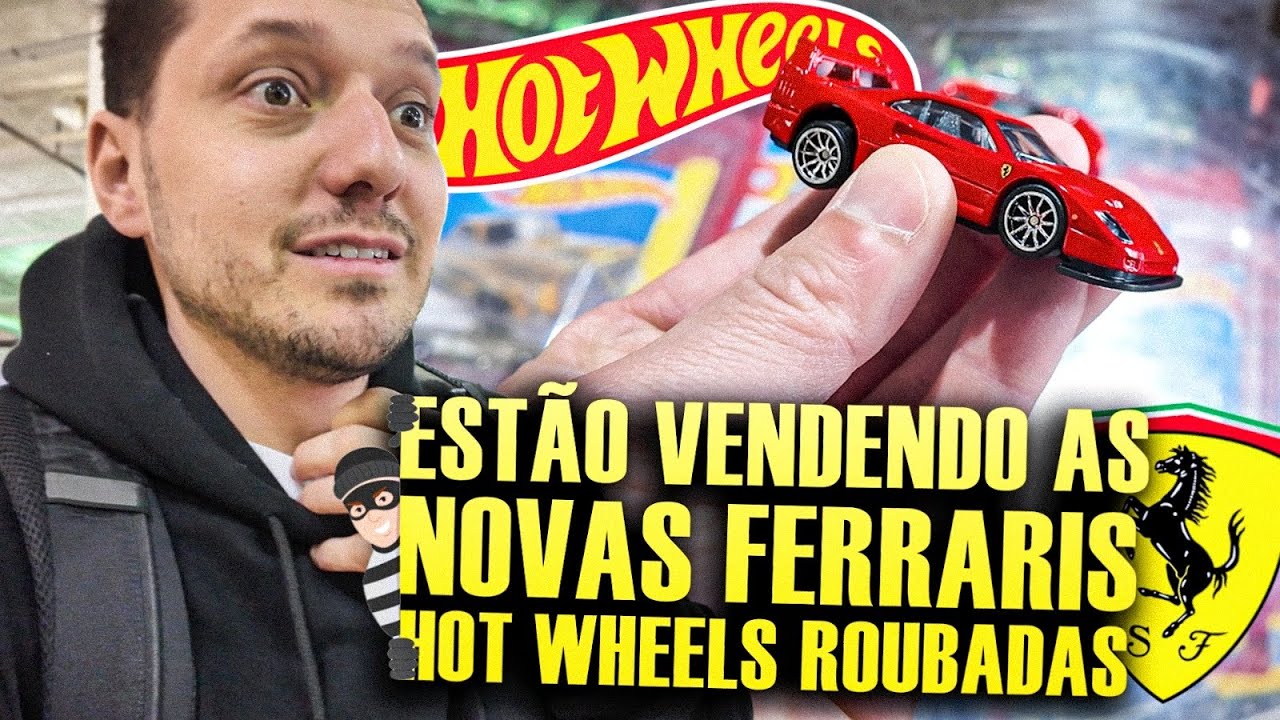 FERRARIS HOT WHEELS SENDO ROUBADAS DA FABRICA?
