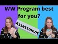 My WW assessment | NEW WW program Quiz