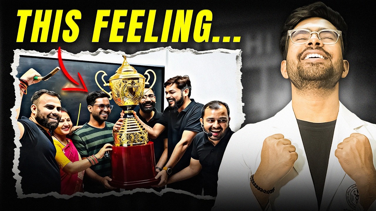 How It Feels When You Finally Become a NEET Topper 🔥