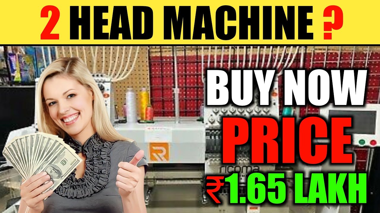 Automatic 2 Head Embroidery Machine Very Low Price Embroidery