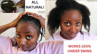 How I Dye My Grey Hair Naturally Under 5Mins! Works Amazing I Was Shocked 😮