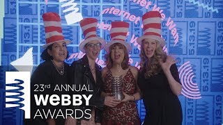 Penguin Random House & PBS KIDS's 5-Word Speech at the 23rd Annual Webby Awards