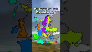 My rating for Eurovision Songs #europe #geography #history #map #eurovision #viralvideo #shorts