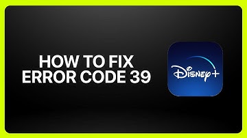 How To Fix Disney+ Error Code 39 in Disney+ 2025! Tutorial