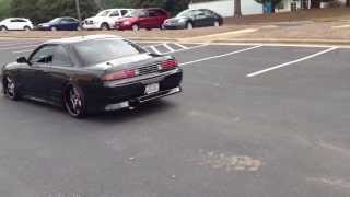 Sexy LS2 RX7 and sexy S14 240sx at cars and coffee Cary.