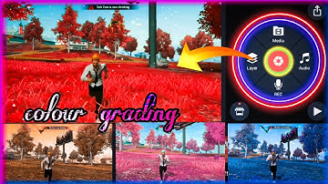 4 advance colour grading in Kinemaster || free fire Red colour grading in Kinemaster montage