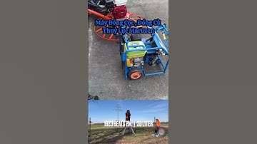 ❤️Máy đóng cọc cừ , cọc tre , cọc bê tông , cọc sắt , thuỷ lực nhật bản ! Lh:0702.27.4444 gặp hưng