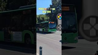 Bus MBCH #7092👑🎮⚡️on line 331 at Arc the Triumf