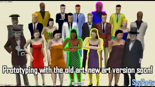New game setup UI prototype.