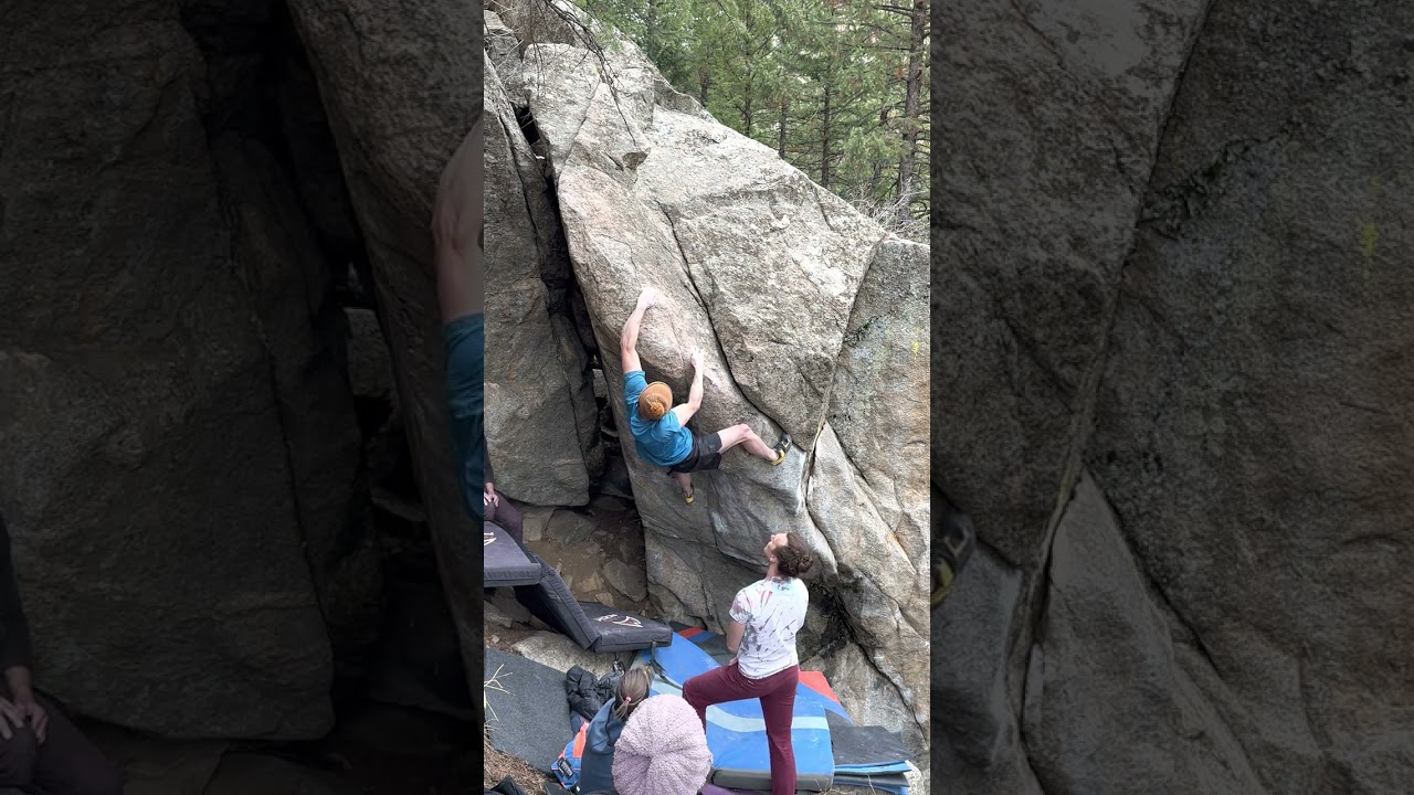 The Anvil (V10 / 7c+) — Cob Rock, Boulder Canyon
