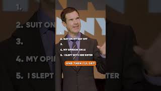 Do you wear a suit on your day off?! & more heckles! #crowdwork #jimmycarr #standupcomedy #hecklers
