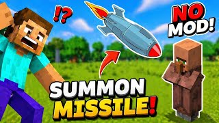 Minecraft Missile | Minecraft Commands For Bedrock