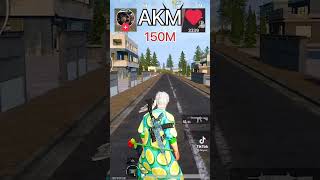 Sound Variation Of Akm In Different Distance c2c Oyang Subscribe For More gaming pubgmob