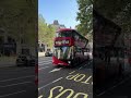 A lot of buses in central London. New Routemaster. Doppeldecker London.