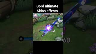 gord ultimate skins effects #gord #gord tutorial #mlbb