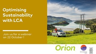 Life cycle assessment: Optimising sustainable solutions for utility poles - Webinar with Orion