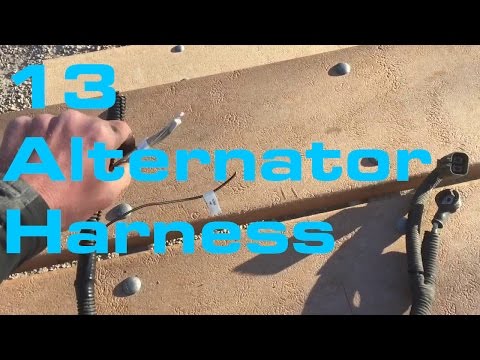 13. Alternator Harness - Wiring Harness Series