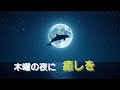 木曜の夜に|月とイルカのやさしいシルエット