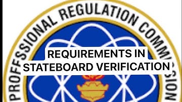 PRC STATEBOARD VERIFICATION REQUIREMENTS NCLEX & NMC
