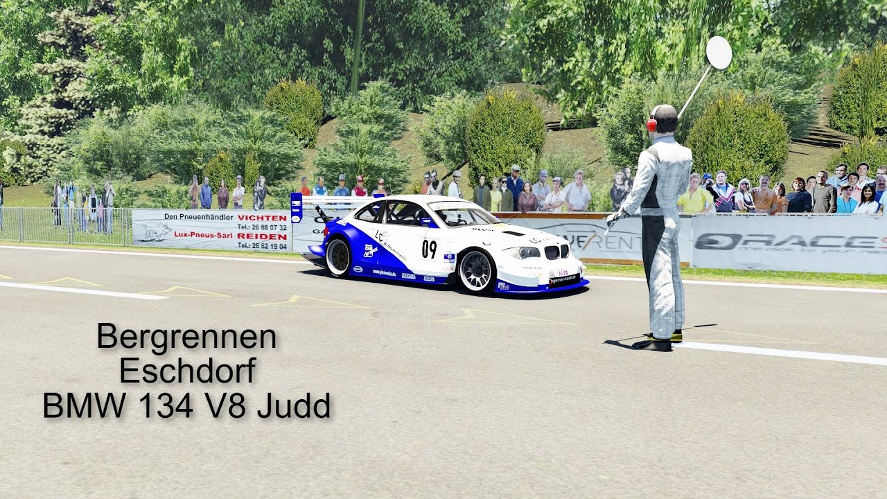 Bergrennen Eschdorf mit dem BMW 134 V8 Judd