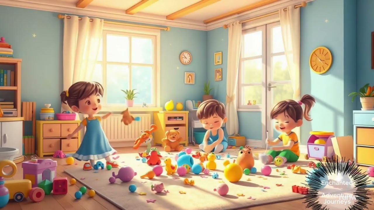 🧺 Tidy Time Song 🧸 | Clean Up Song for Kids | Fun Preschool Chore & Teamwork Song!