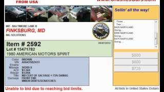 Detailed Information about Car Auctions in Baltimore MD