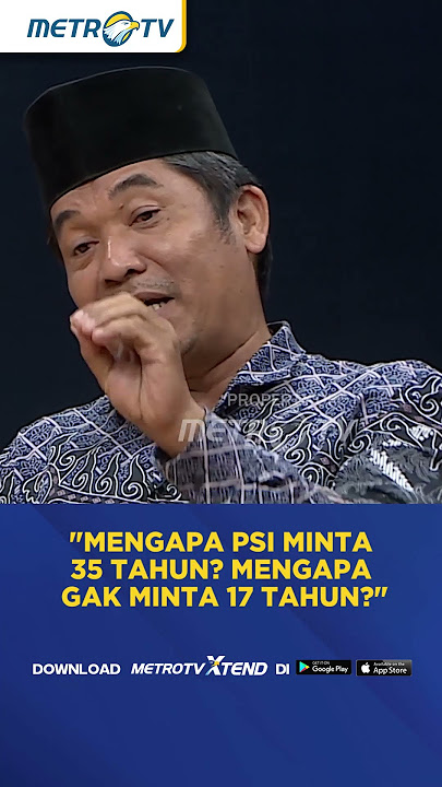 Ray Rangkuti soal Batas Usia Minimal Capres-Cawapres 35 Tahun: Kenapa Gak 17 Tahun? - Part 1 #shorts