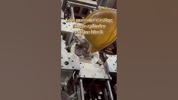 #engineblock  Low pressure casting single cylinder engine block #fyp #fouyoupage #manufacturing